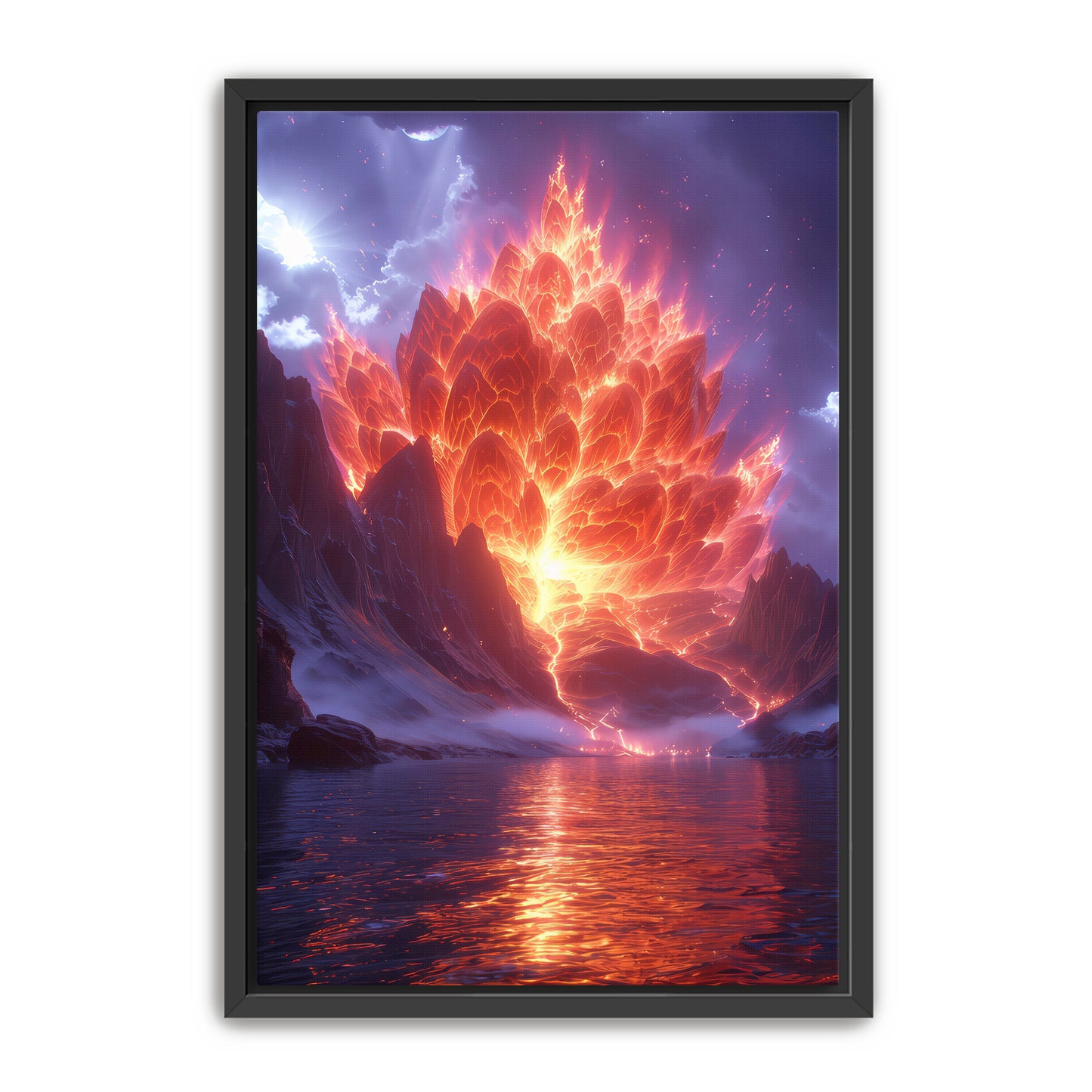 Lava Bloom Wall Art