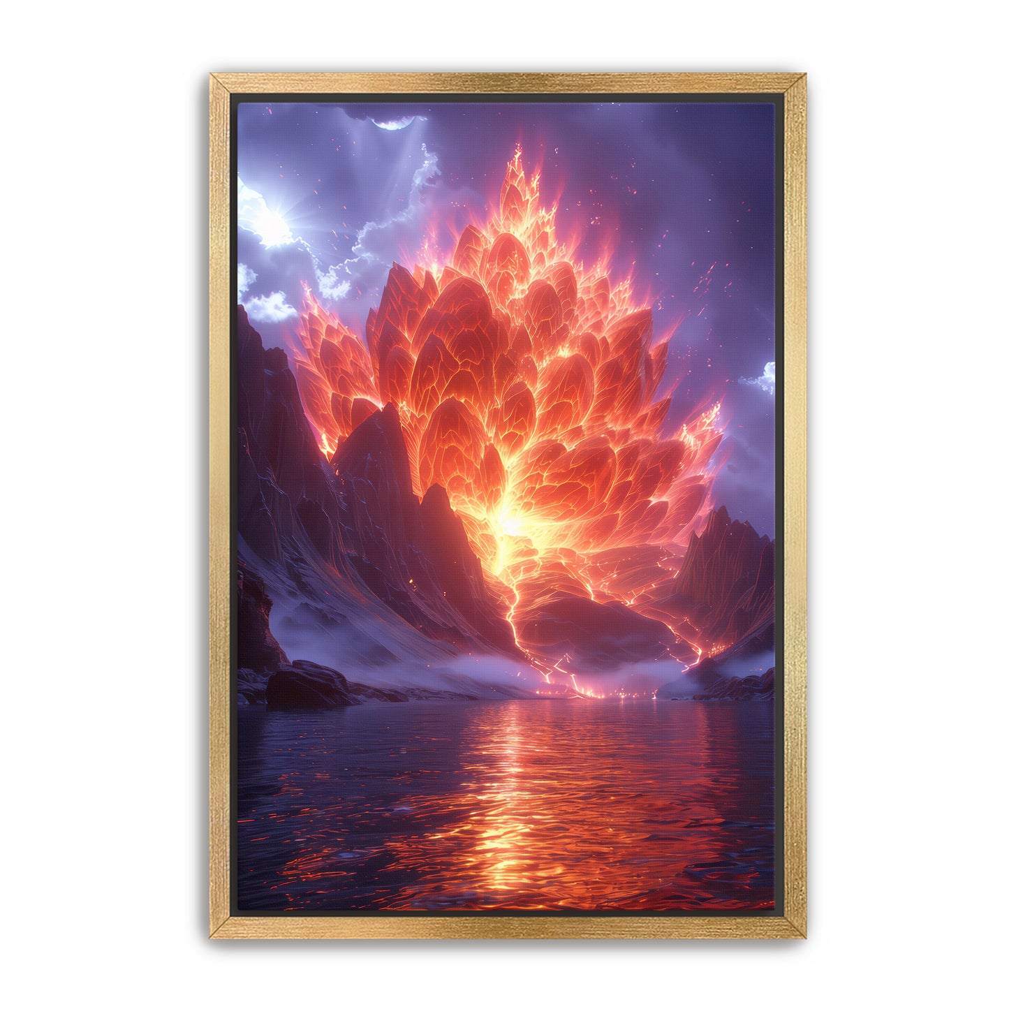 Lava Bloom Wall Art