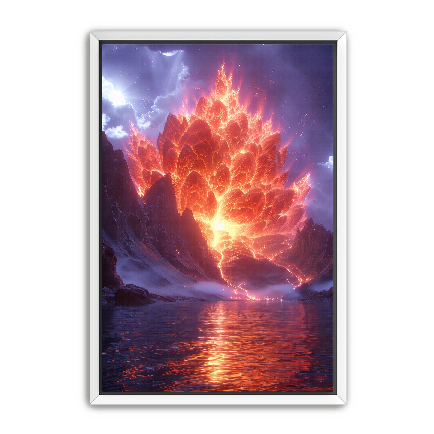 Lava Bloom Wall Art