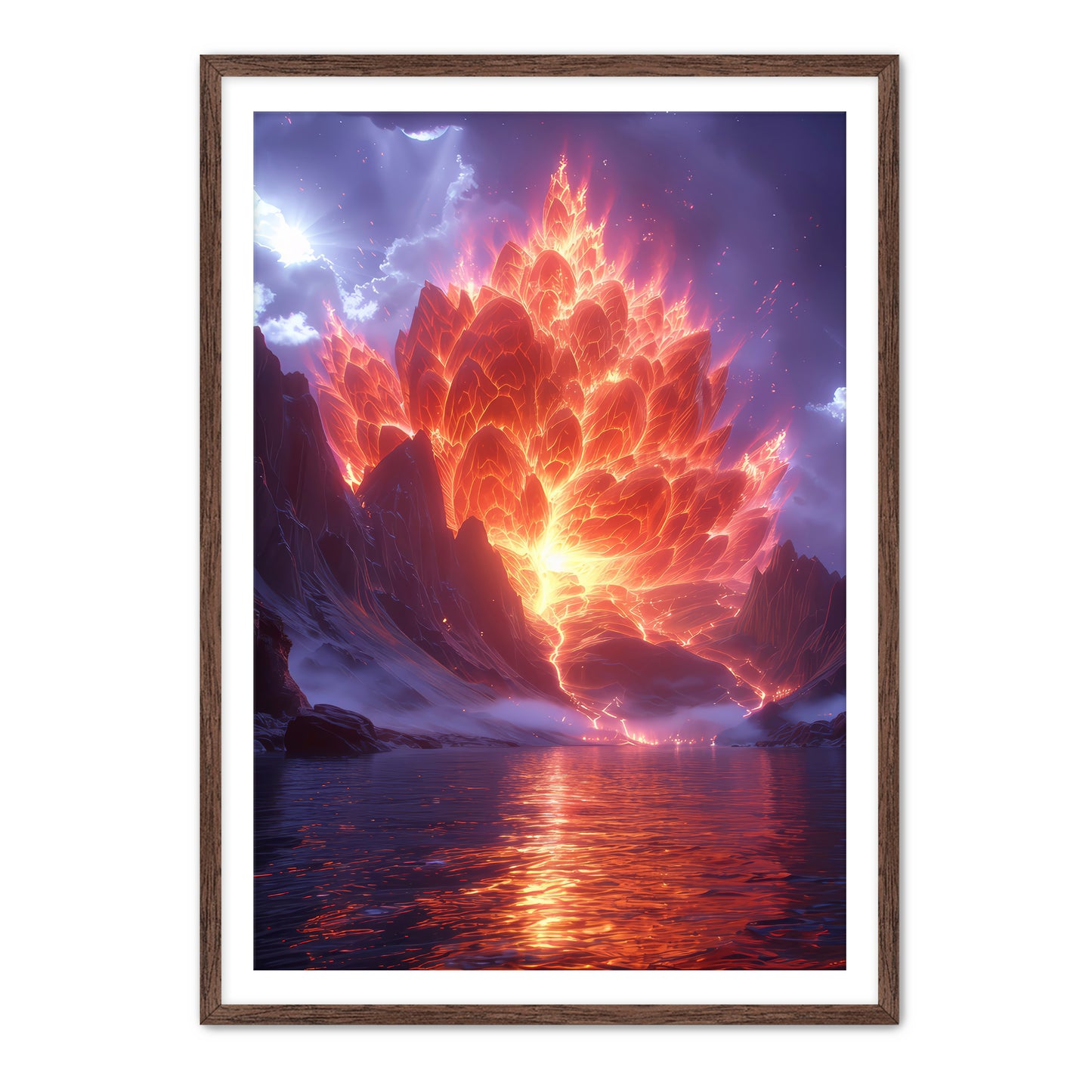 Lava Bloom Wall Art