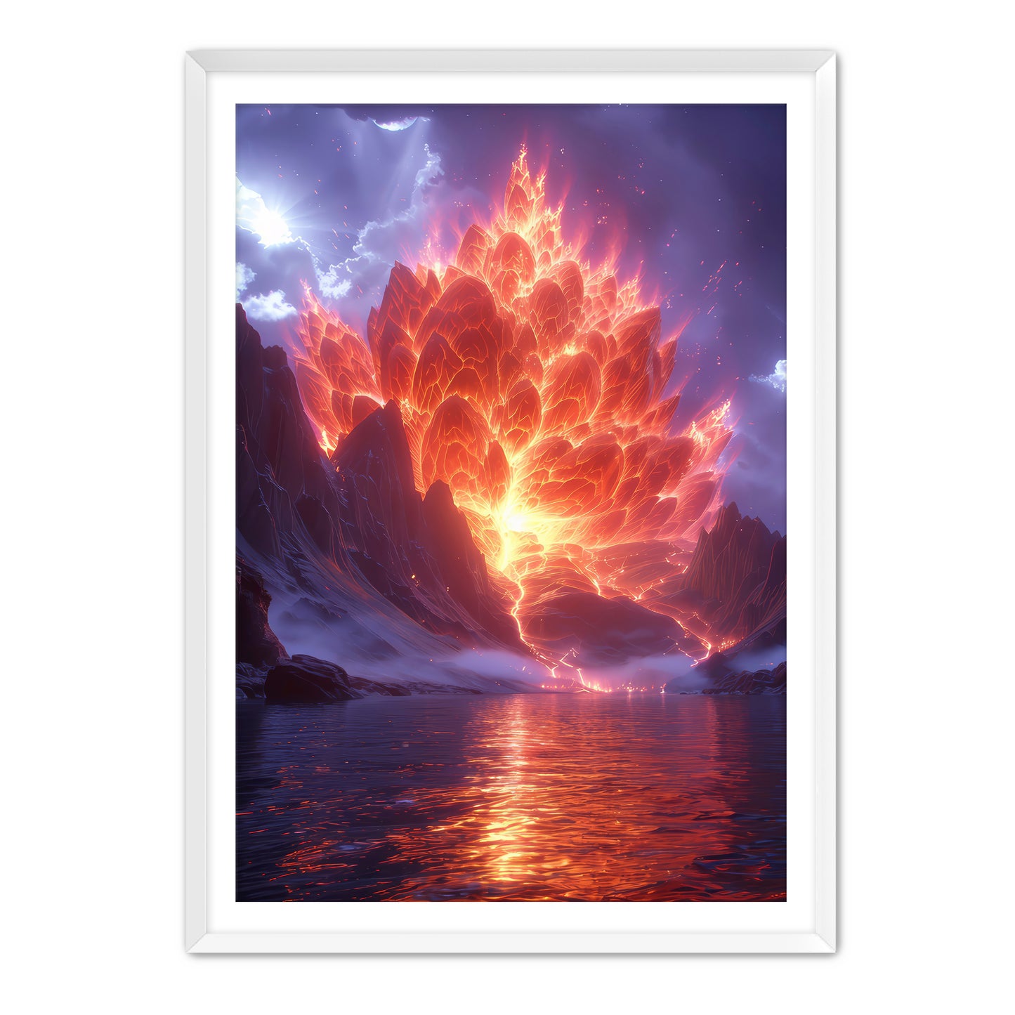 Lava Bloom Wall Art