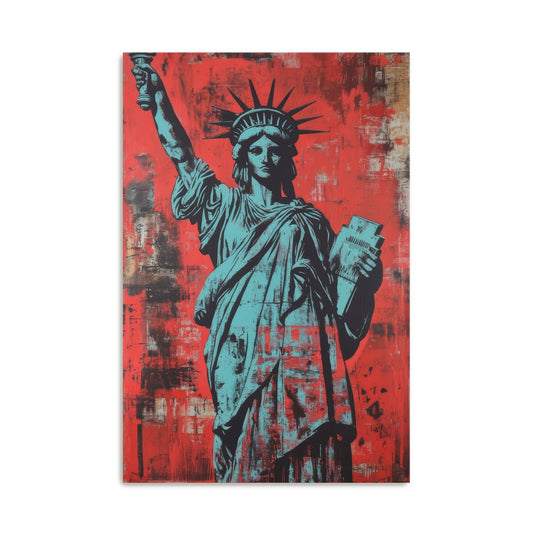 Liberty In Red Wall Art