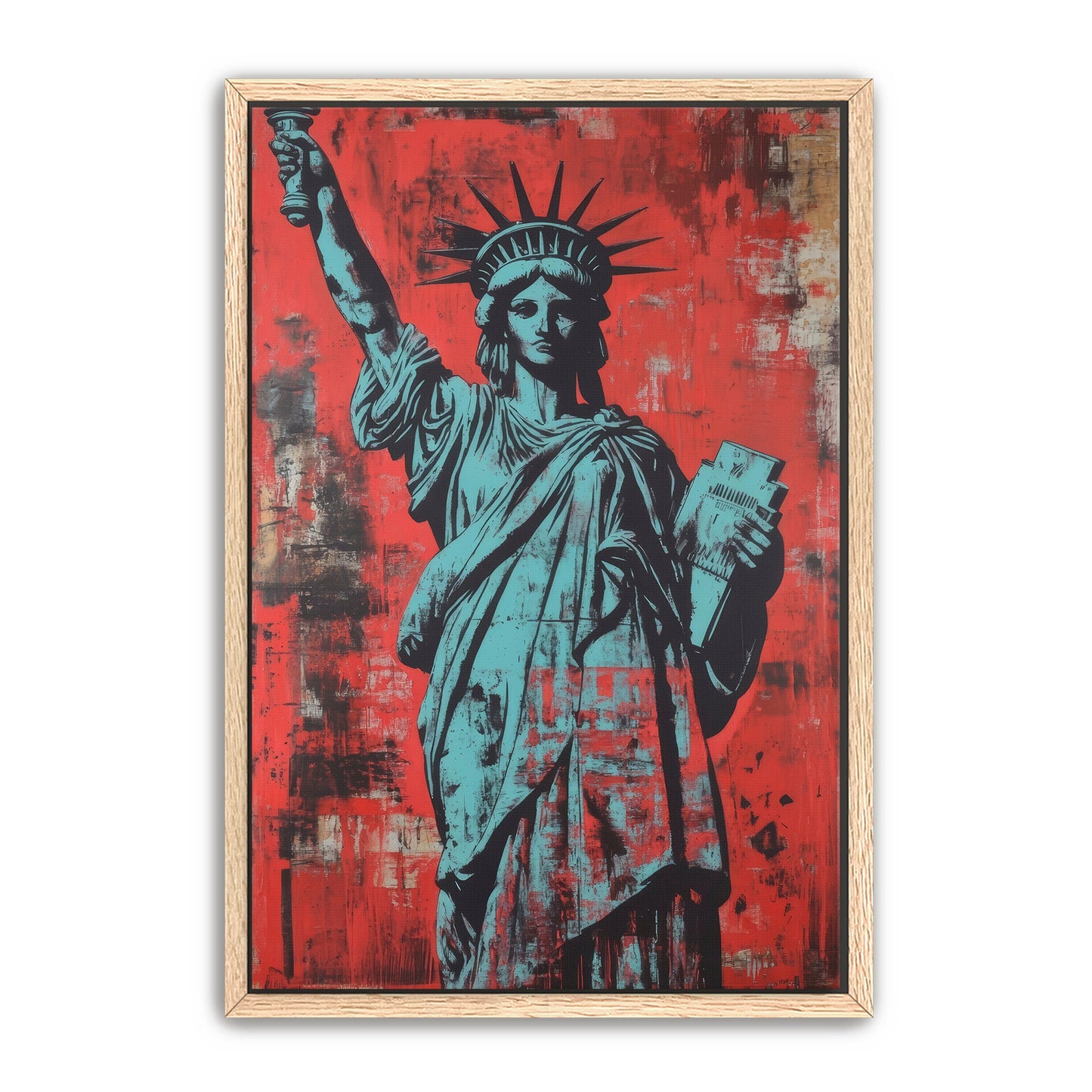 Liberty In Red Wall Art