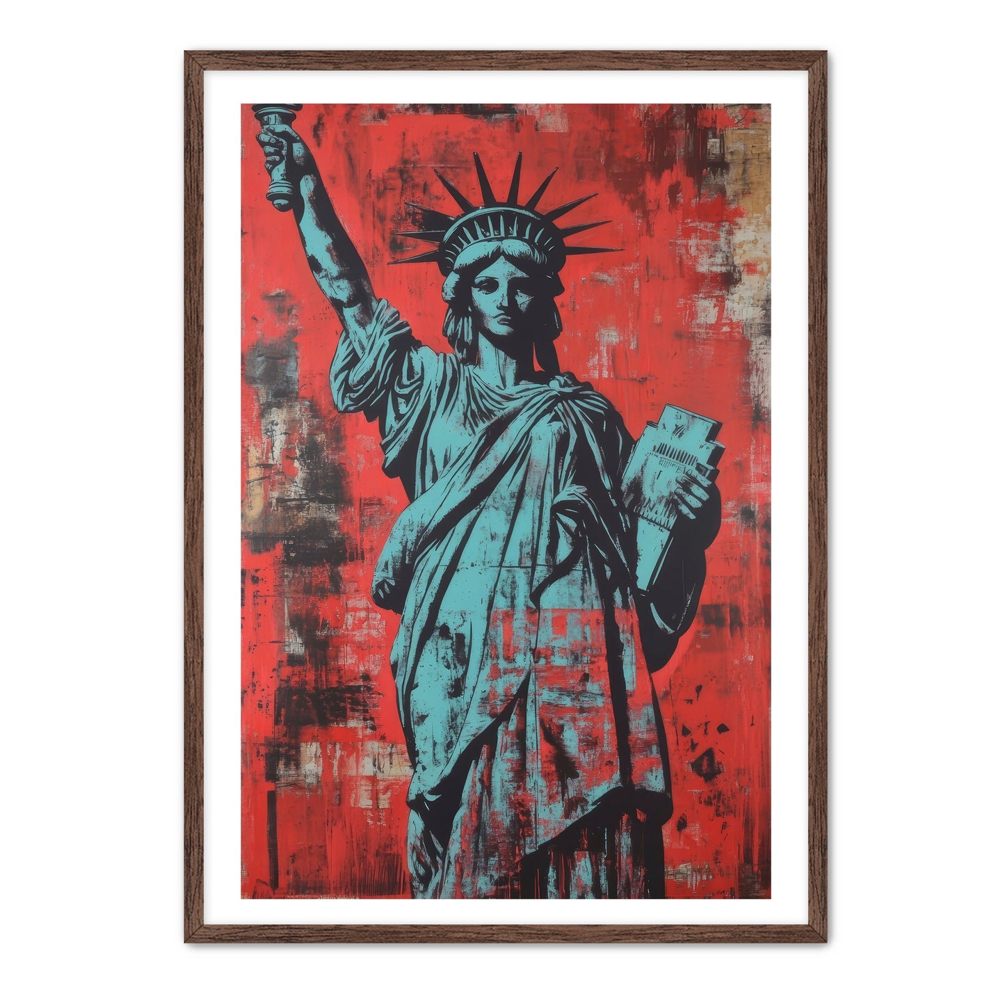 Liberty In Red Wall Art