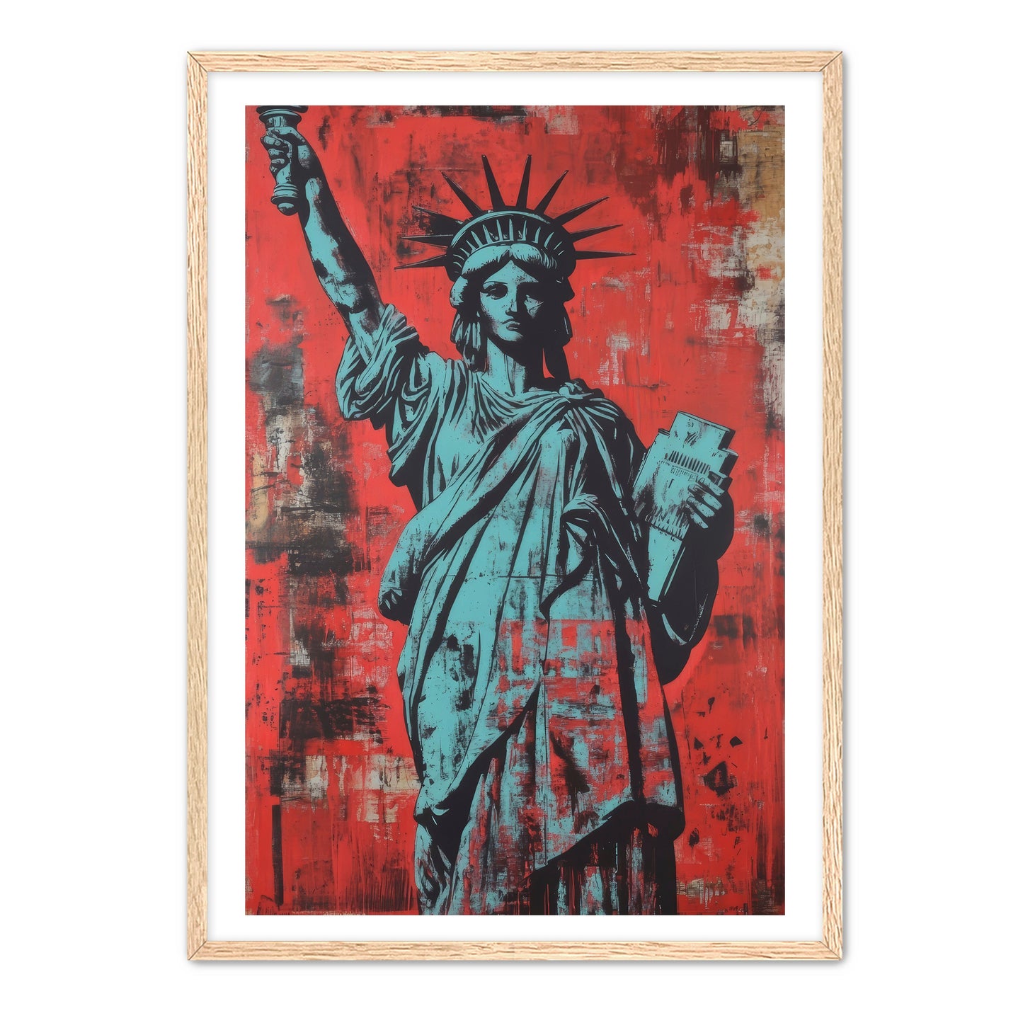 Liberty In Red Wall Art