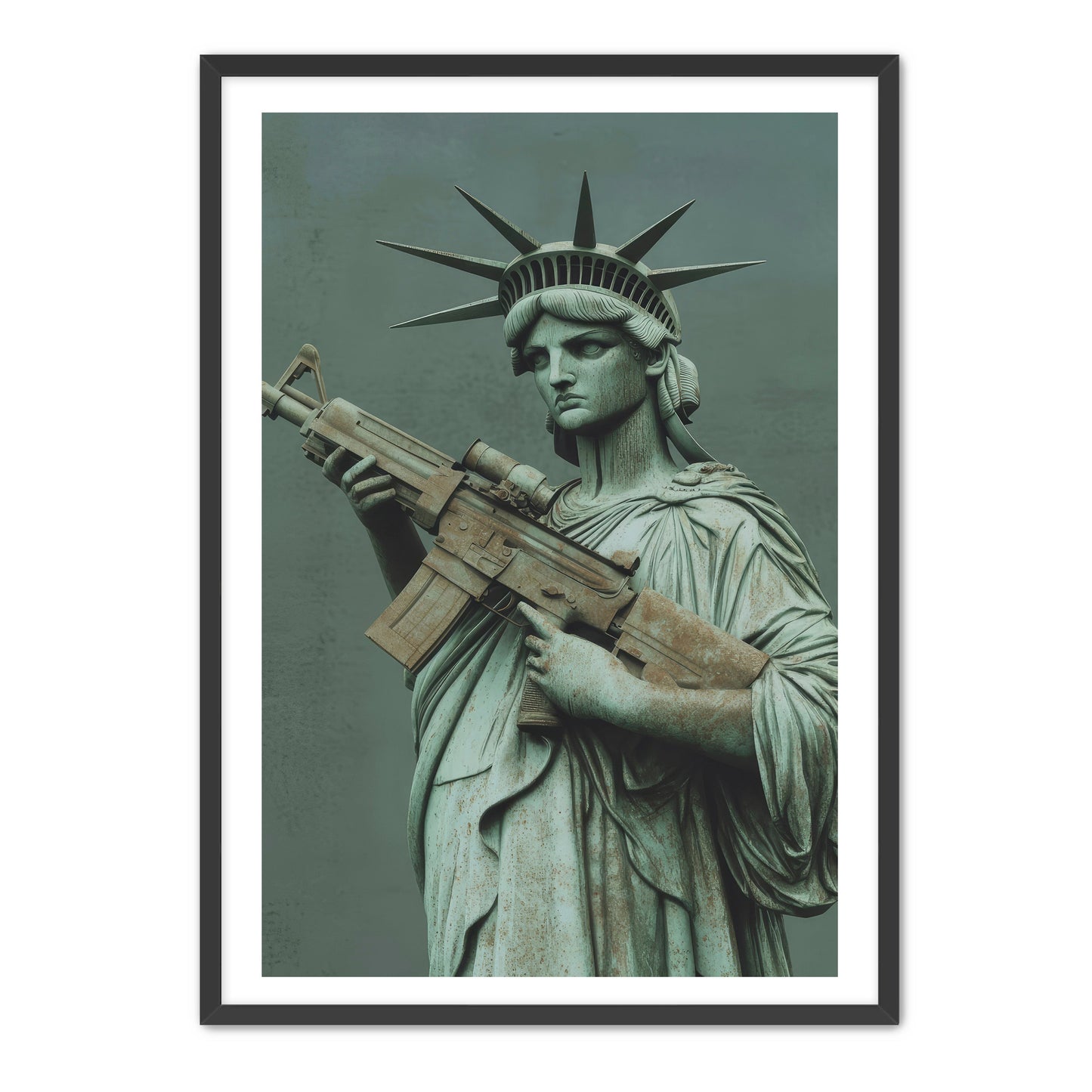 Liberty With Rifle Wall Art
