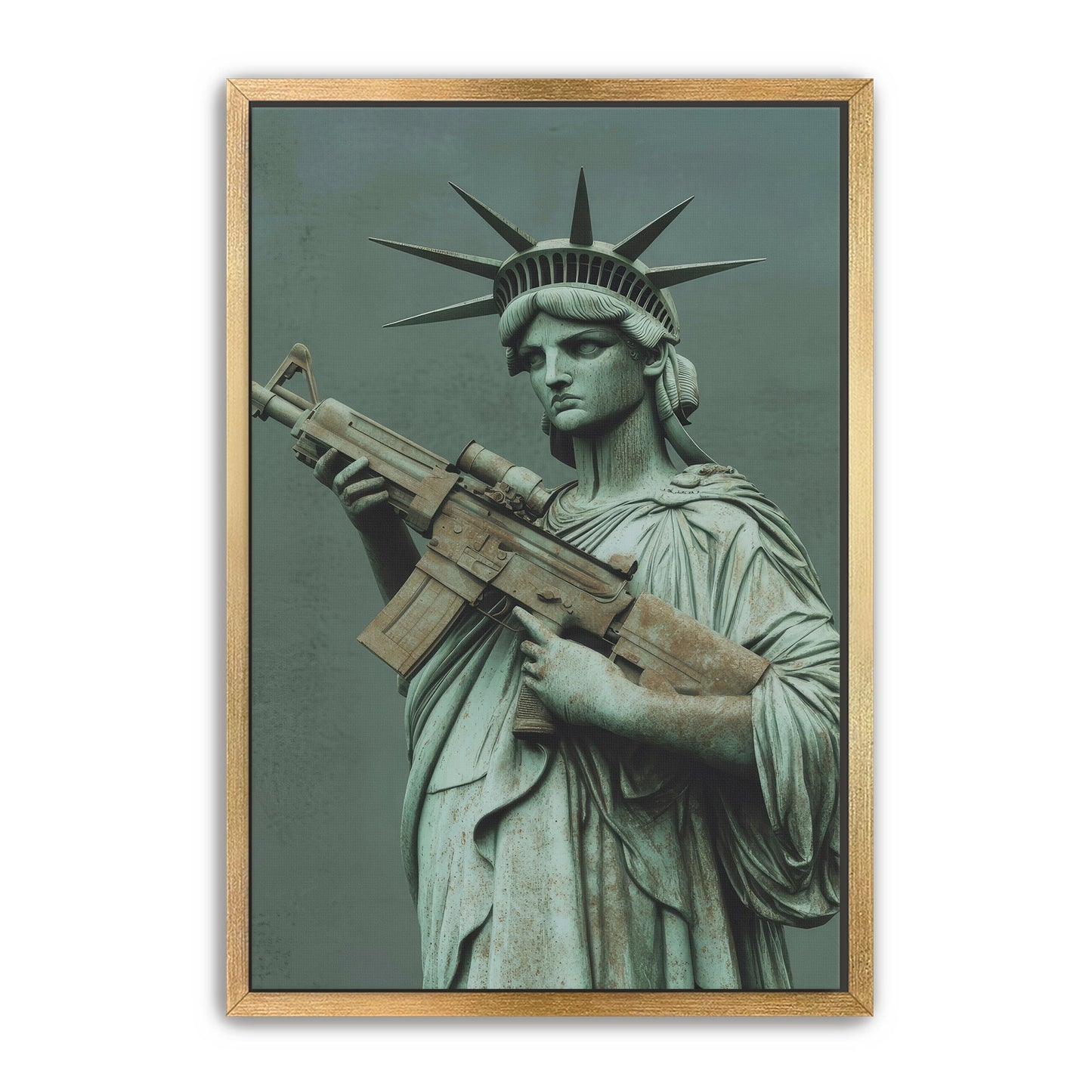 Liberty With Rifle Wall Art