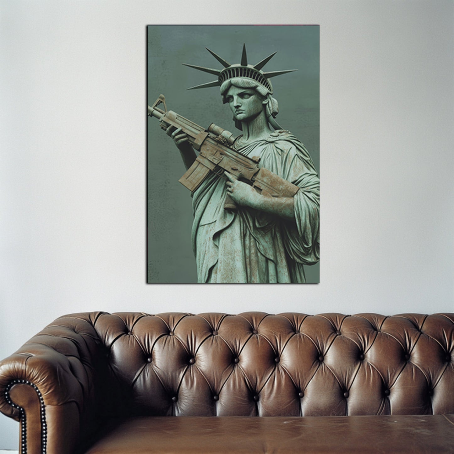Liberty With Rifle Wall Art