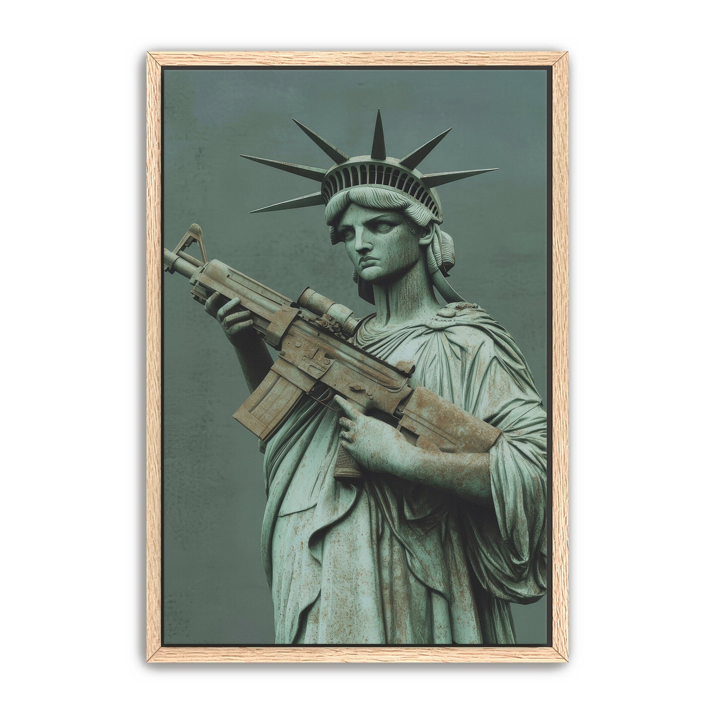 Liberty With Rifle Wall Art