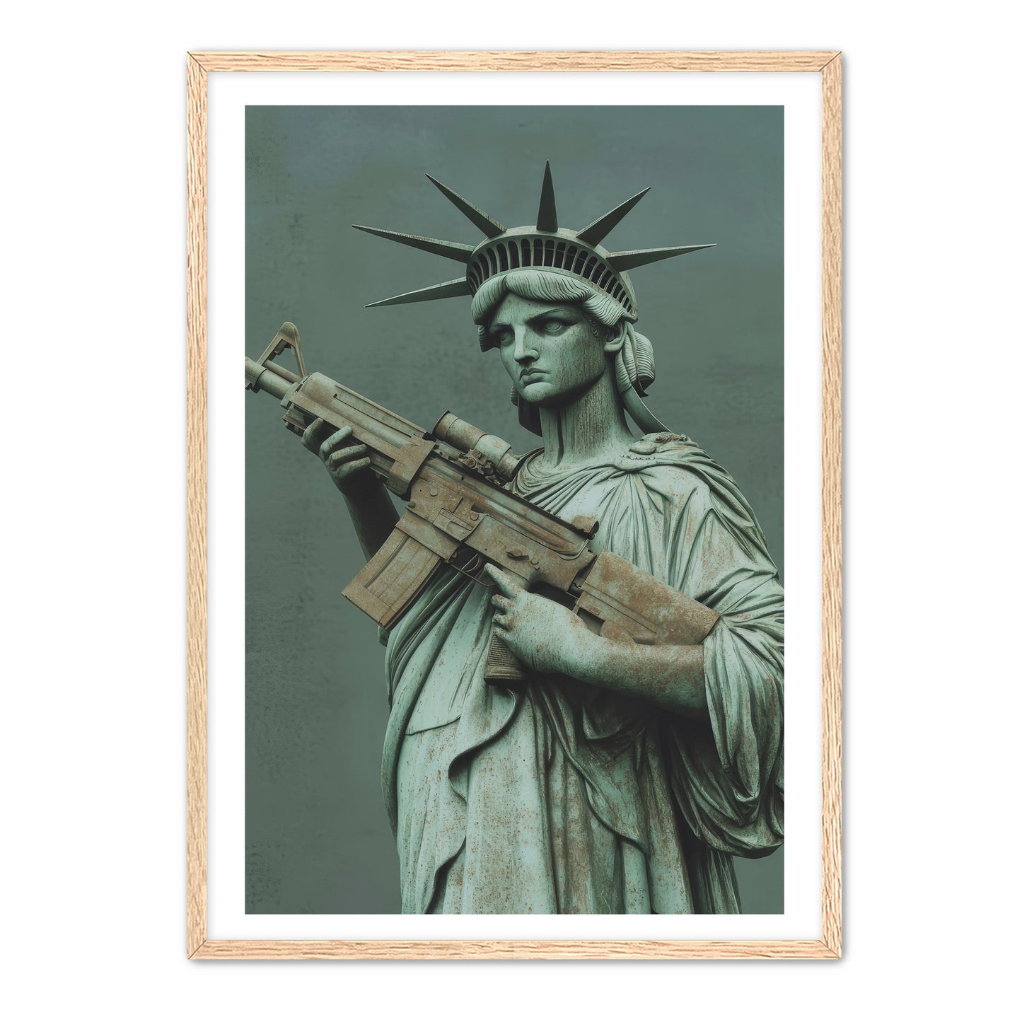 Liberty With Rifle Wall Art