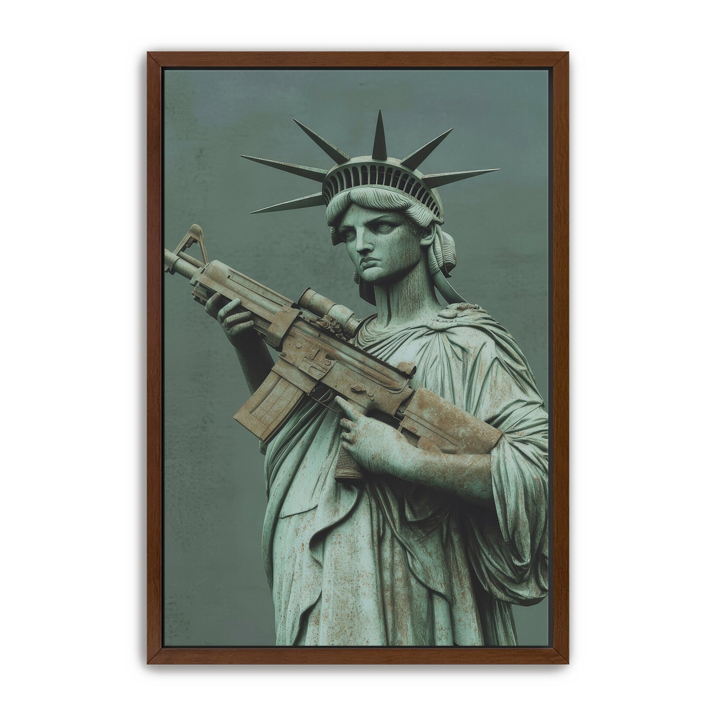 Liberty With Rifle Wall Art