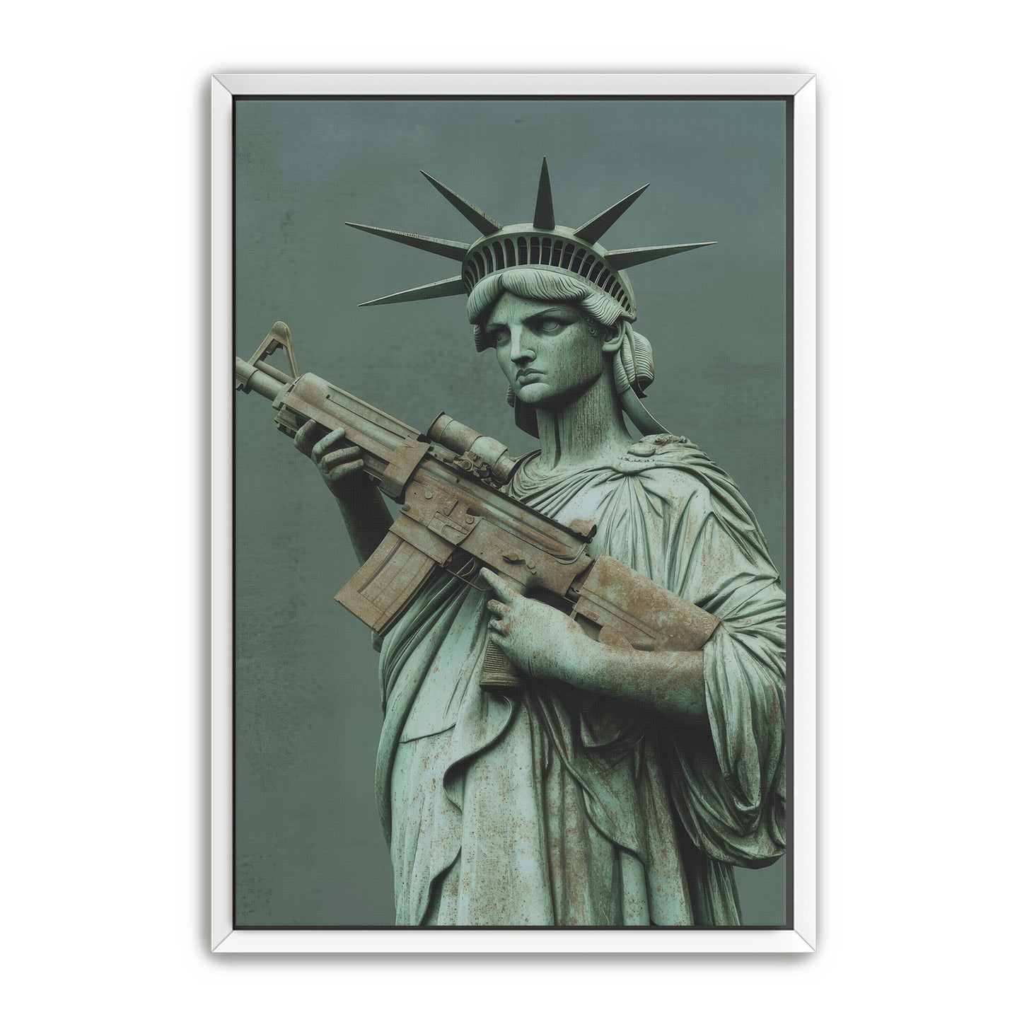 Liberty With Rifle Wall Art