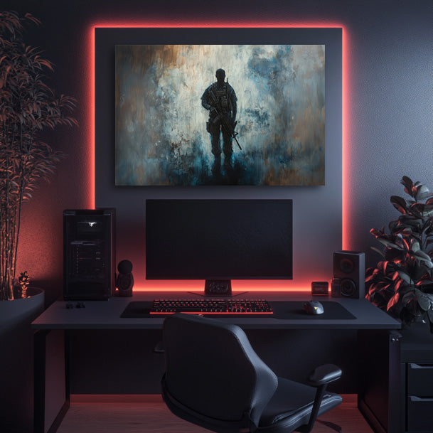 Lone Soldier Wall Art