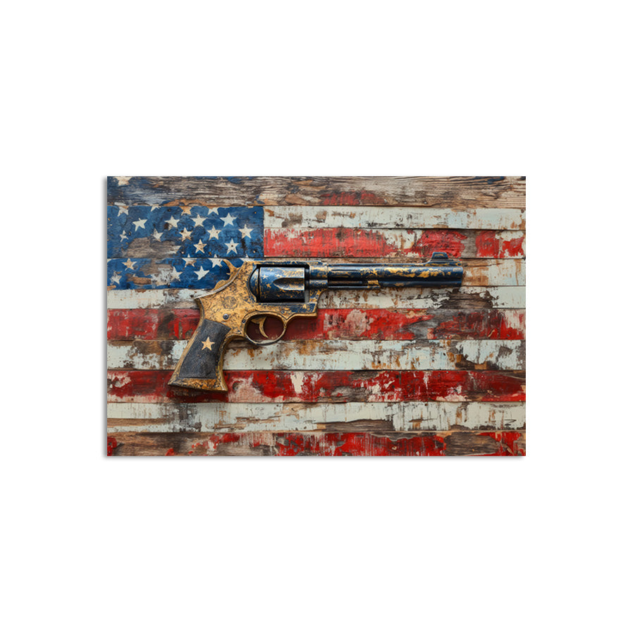 Lone Star Gun Wall Art