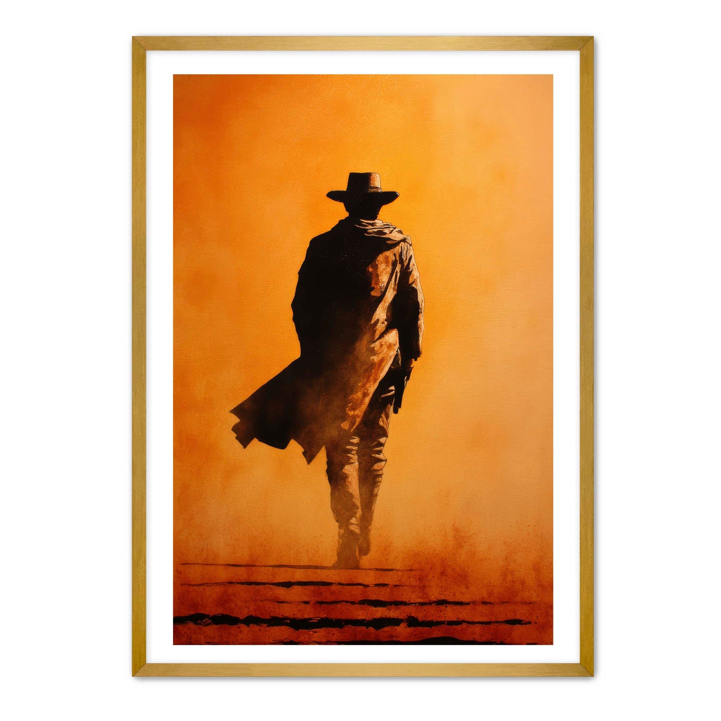Lone Cowboy Wall Art