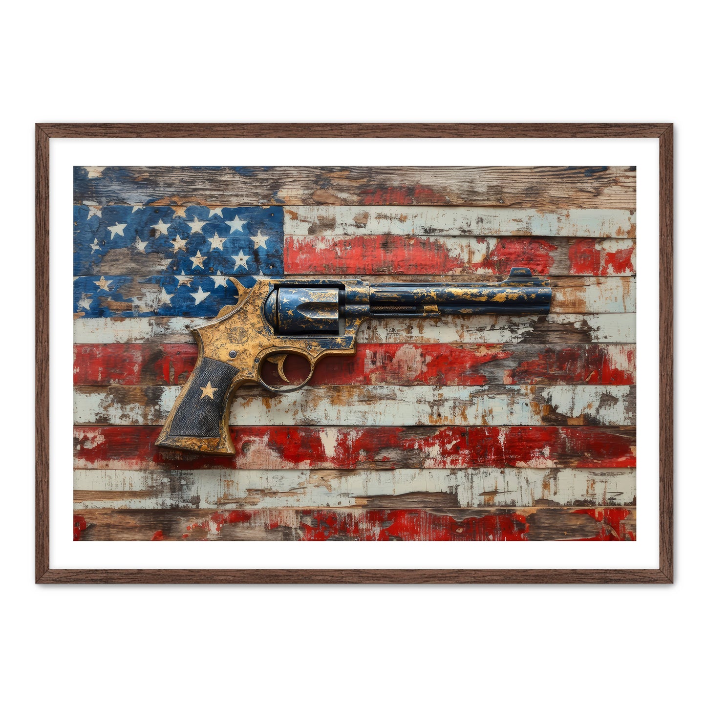 Lone Star Gun Wall Art