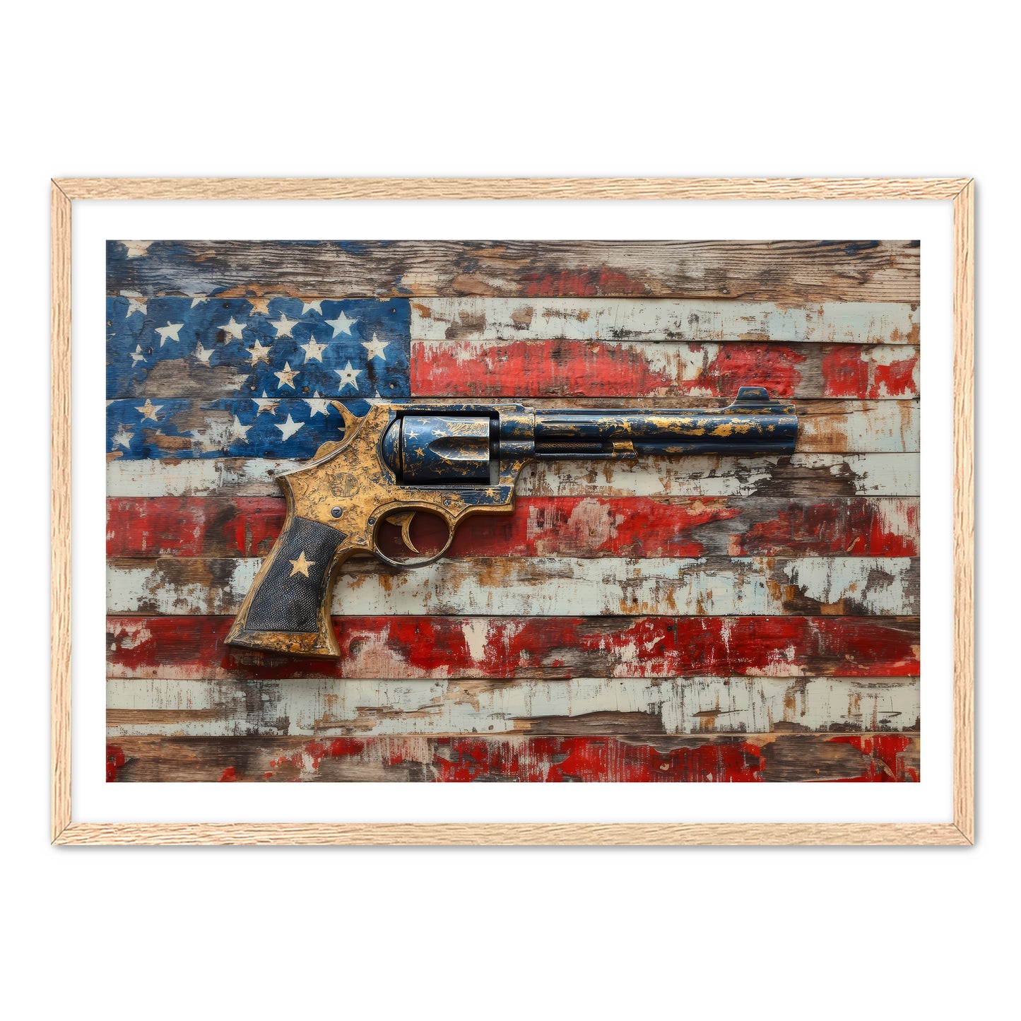 Lone Star Gun Wall Art