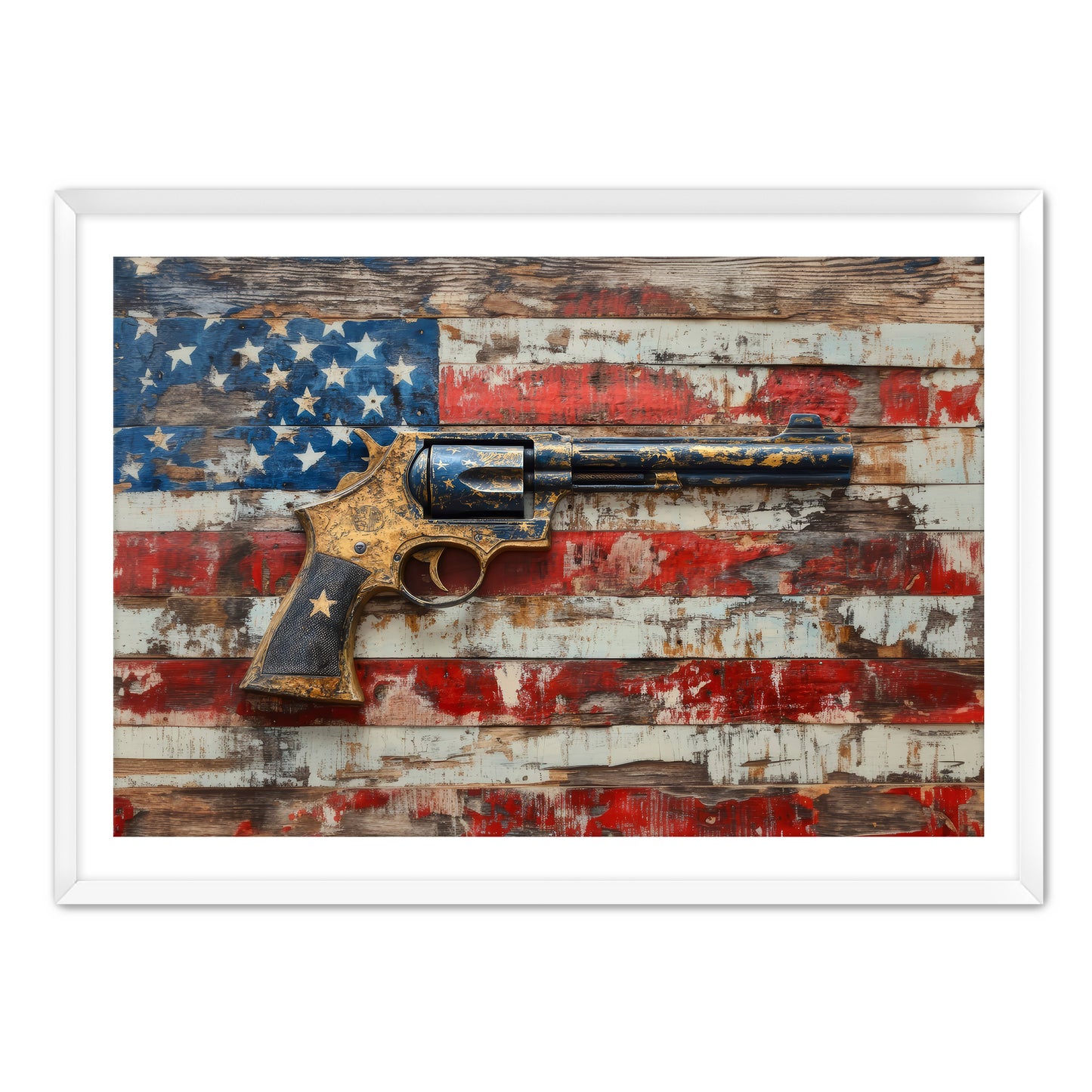 Lone Star Gun Wall Art