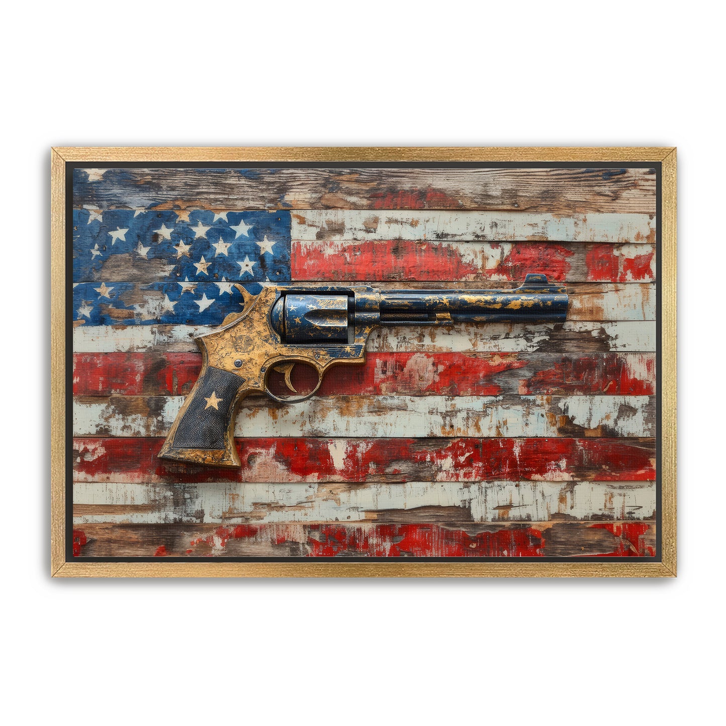 Lone Star Gun Wall Art