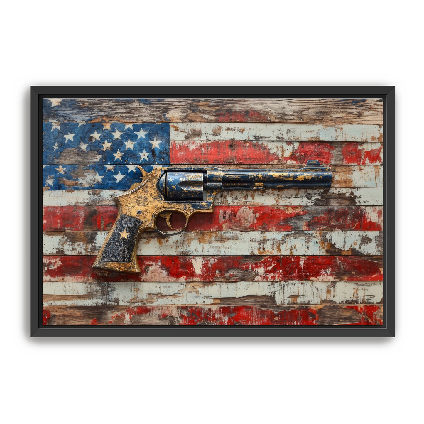 Lone Star Gun Wall Art