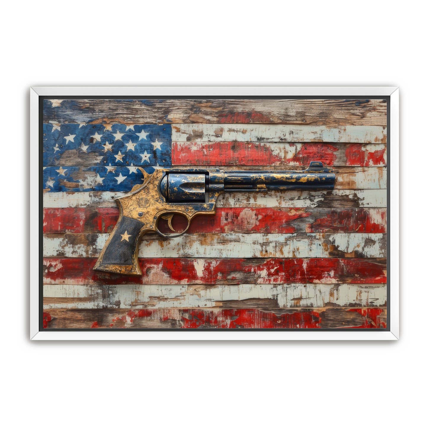 Lone Star Gun Wall Art