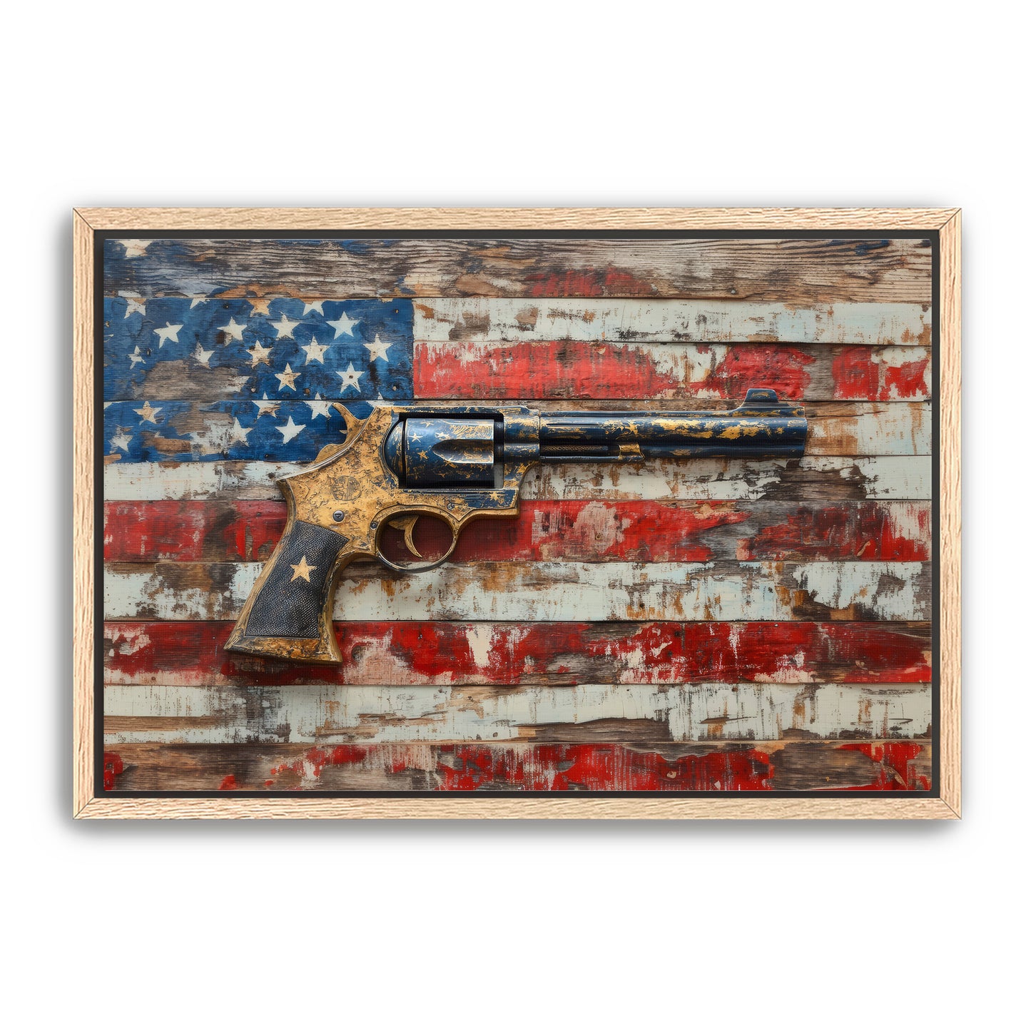 Lone Star Gun Wall Art