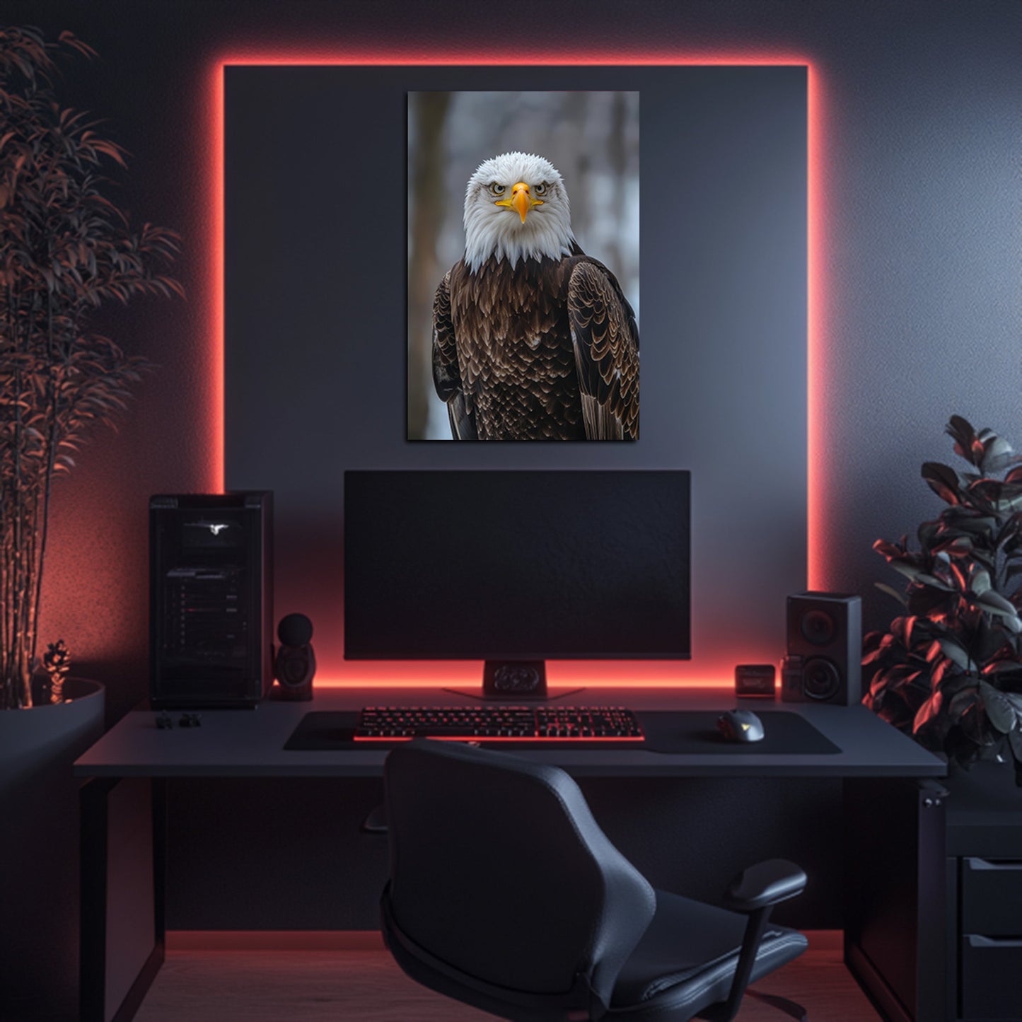 Majestic Eagle Portrait Wall Art