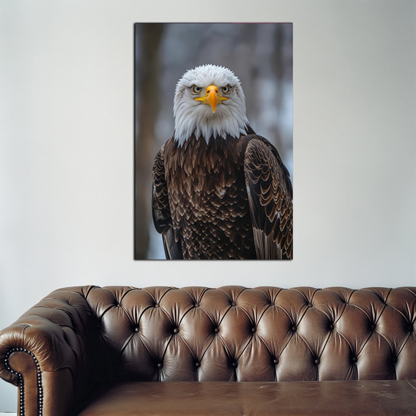 Majestic Eagle Portrait Wall Art