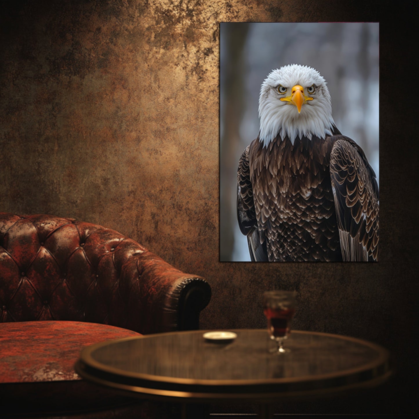 Majestic Eagle Portrait Wall Art