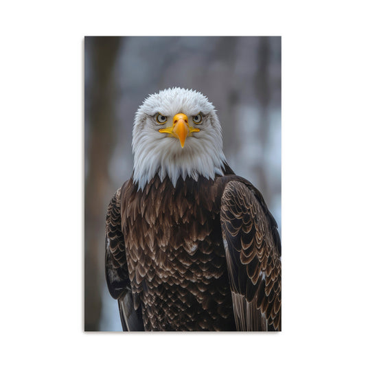 Majestic Eagle Portrait Wall Art