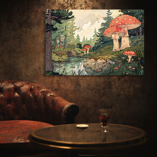 Mellow Mushrooms Wall Art