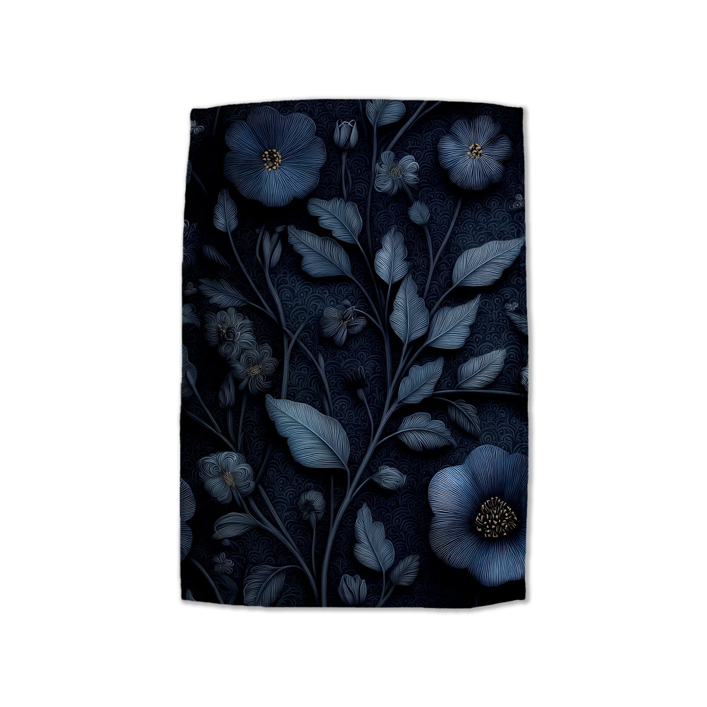 Midnight Blossoms Hand Towel