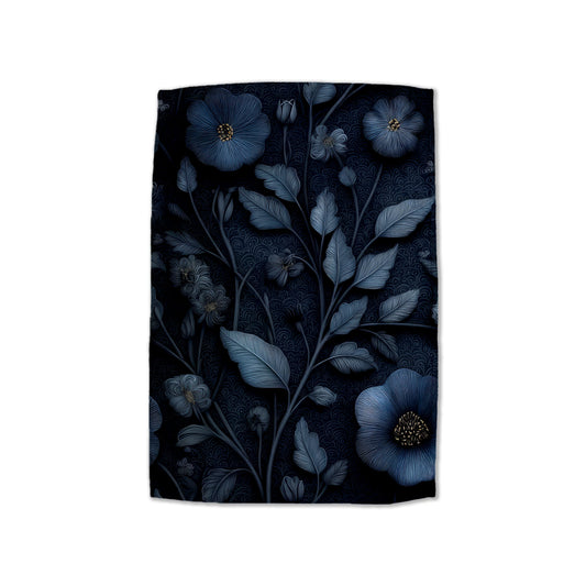 Midnight Blossoms Hand Towel
