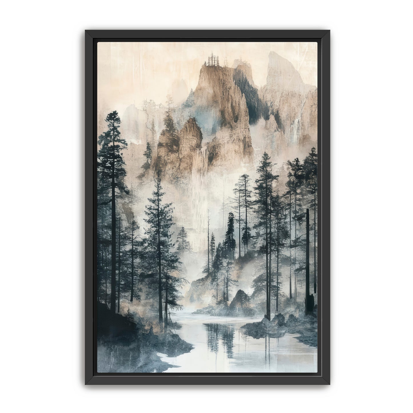 Misty Mount Wall Art