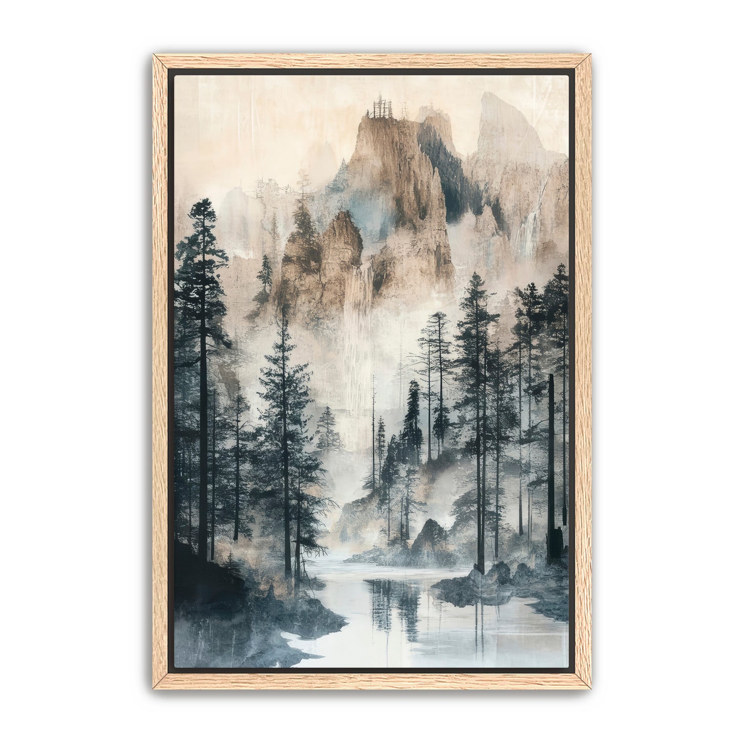 Misty Mount Wall Art