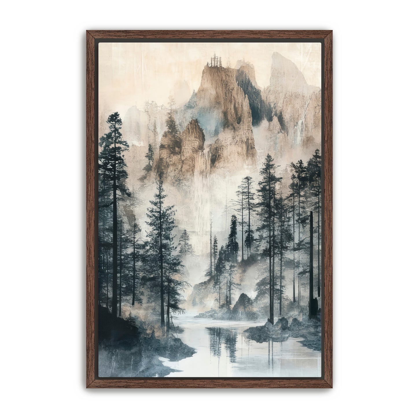 Misty Mount Wall Art