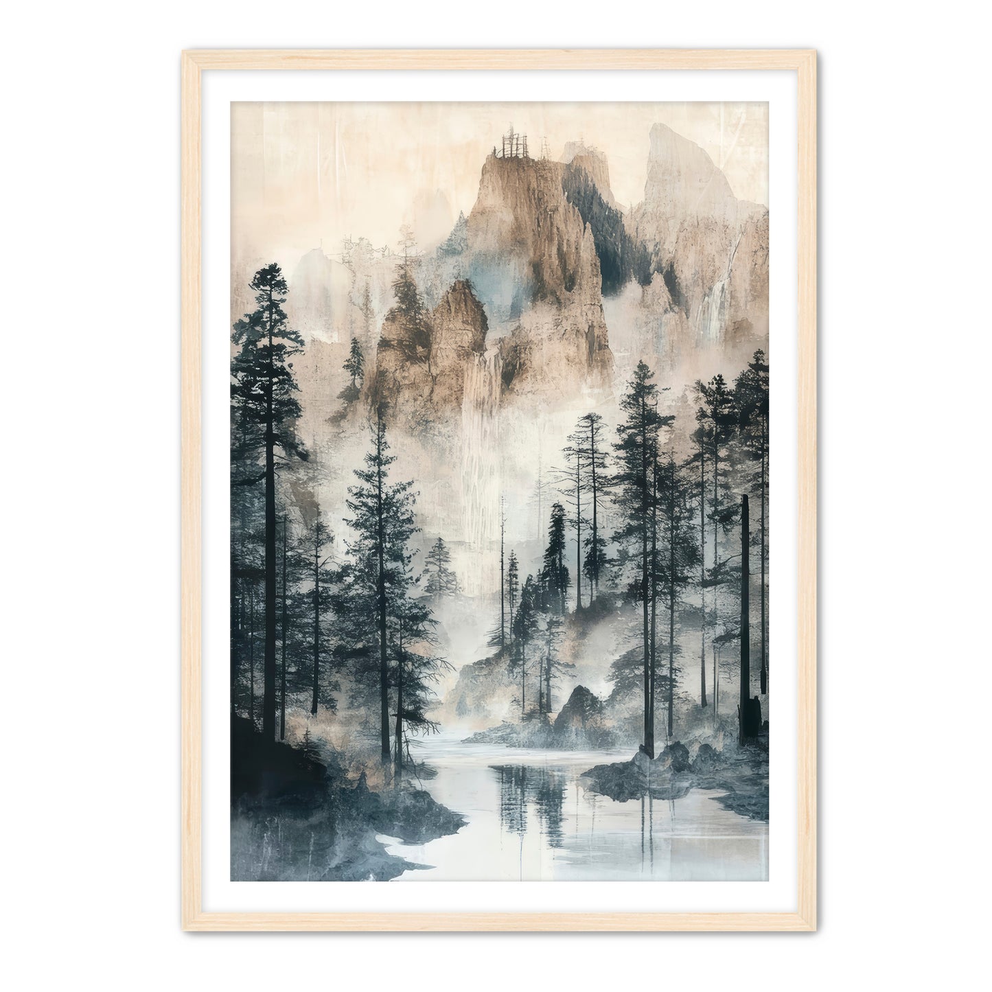 Misty Mount Wall Art