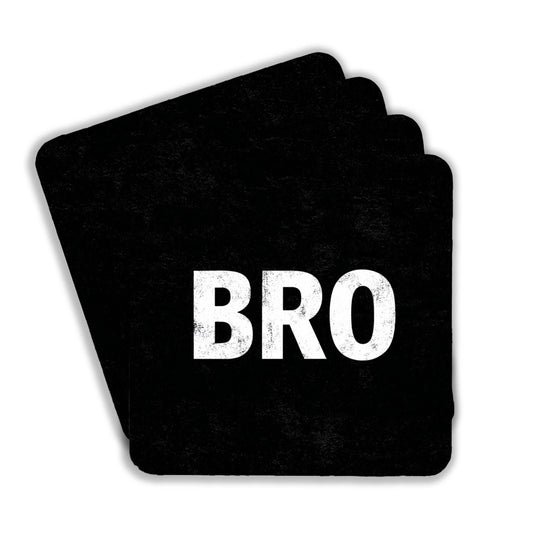 Monochrome Bro Bold Coasters