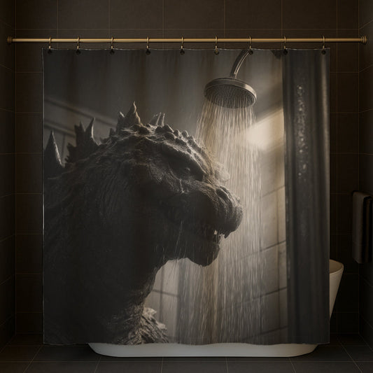 Monster Under Shower Shower Curtain