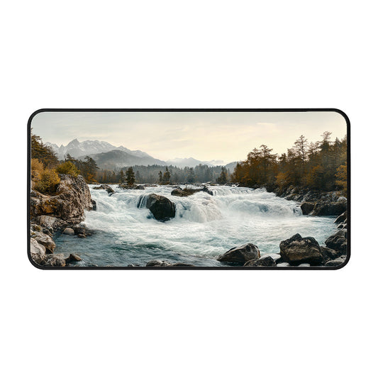 Mountain River Flow Desk Mat