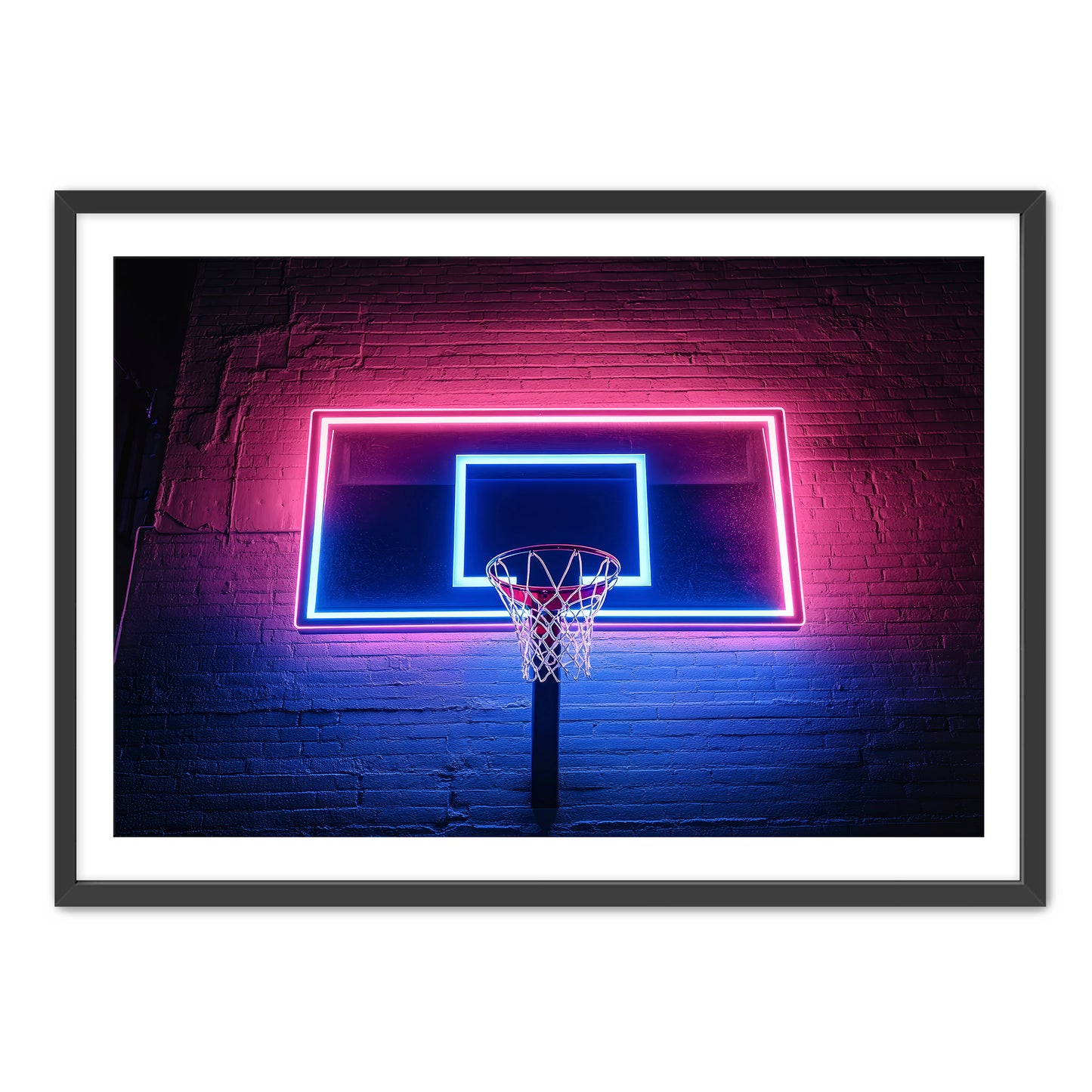Neon Backboard 2 Wall Art