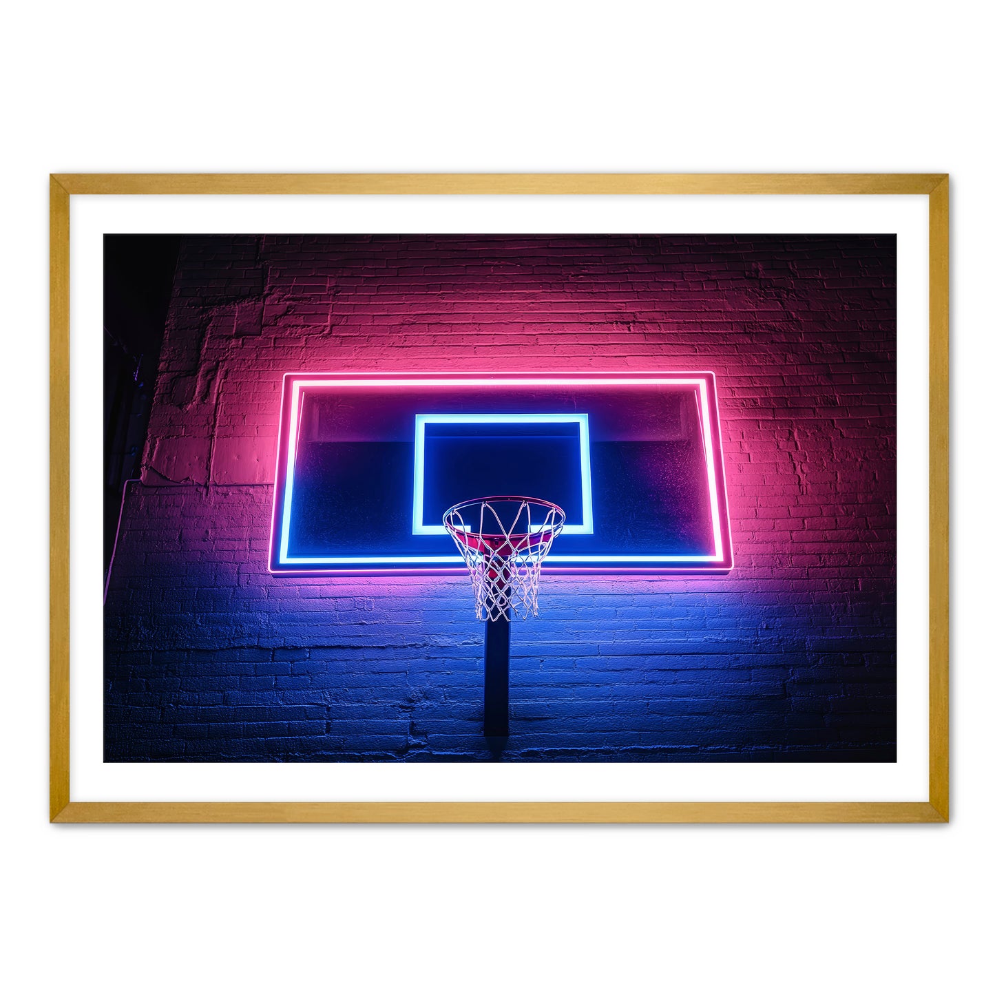 Neon Backboard 2 Wall Art