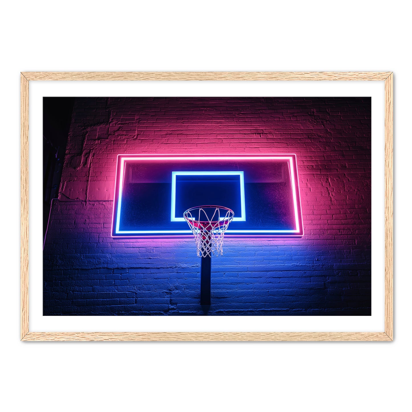Neon Backboard 2 Wall Art