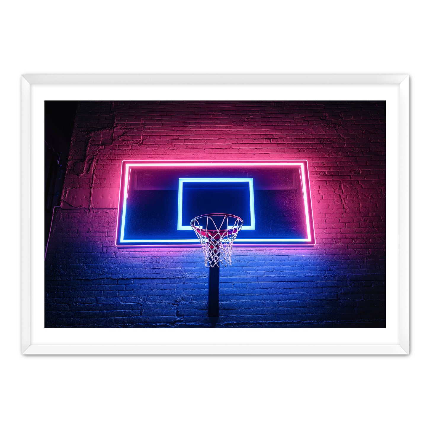 Neon Backboard 2 Wall Art