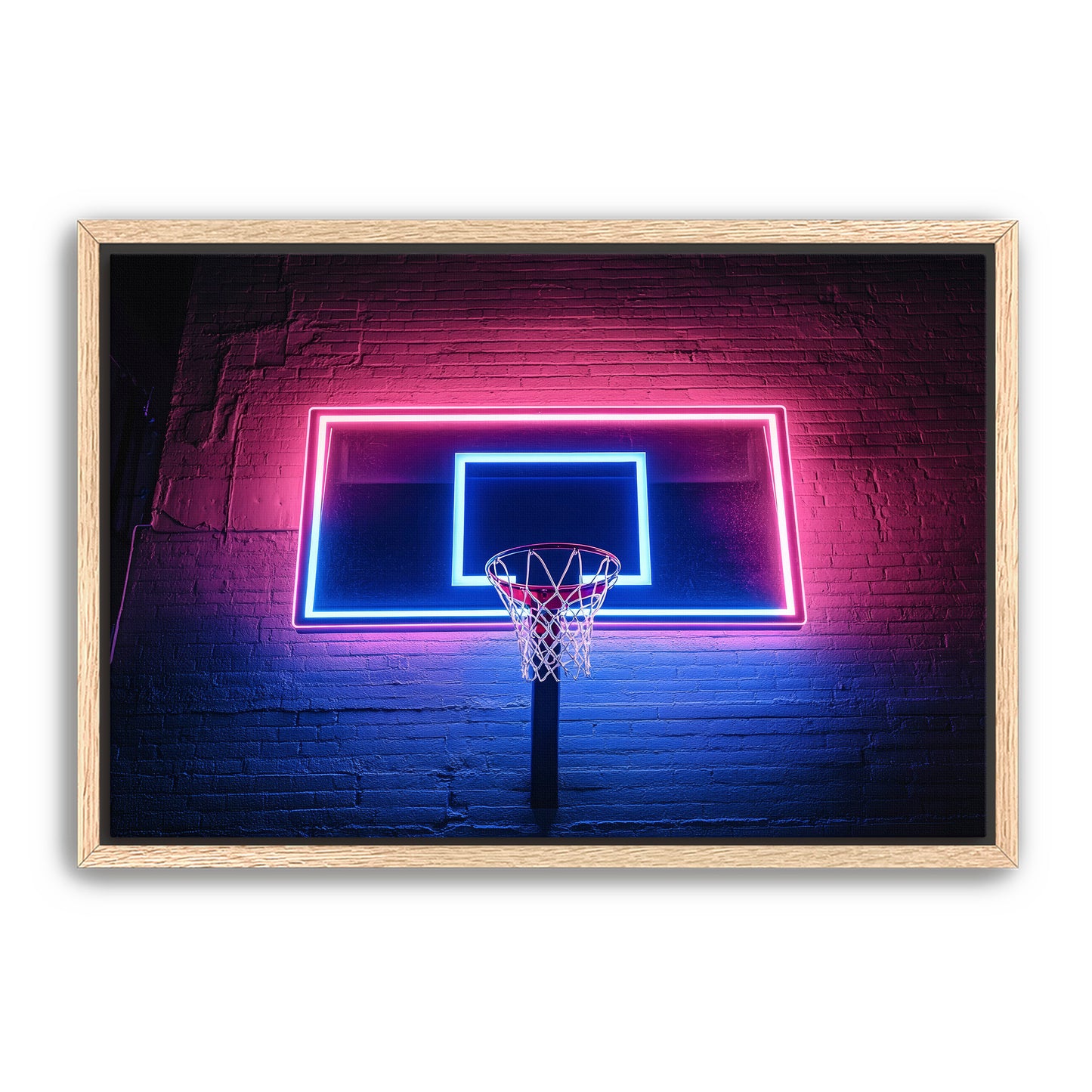 Neon Backboard 2 Wall Art
