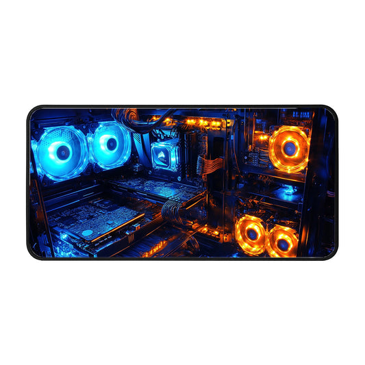 Neon Computer Interior Desk Mat