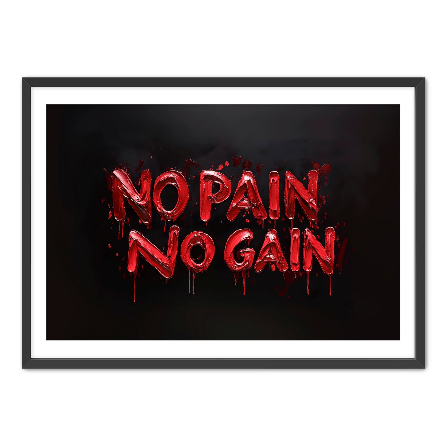 No Pain, No Gain Wall Art
