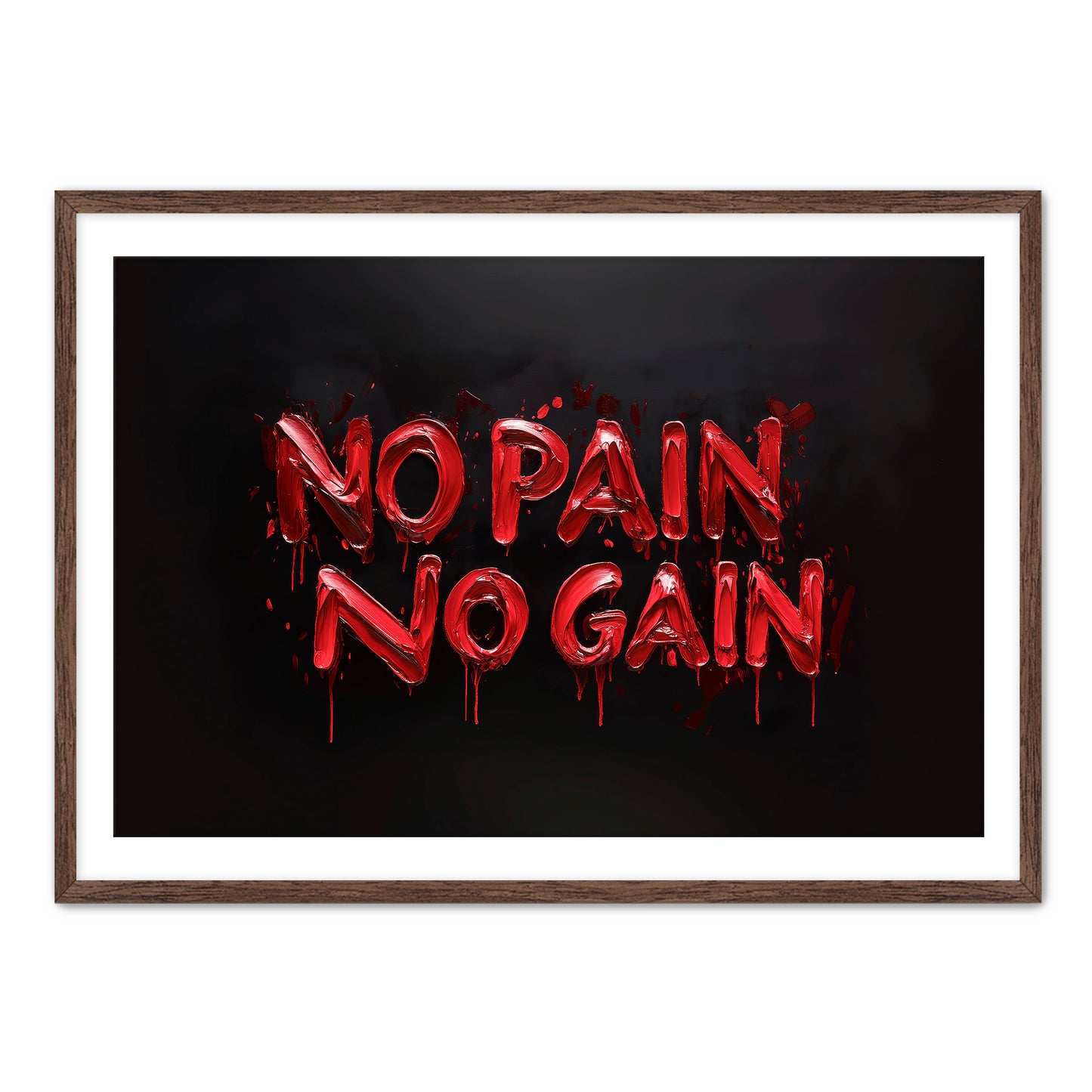 No Pain, No Gain Wall Art