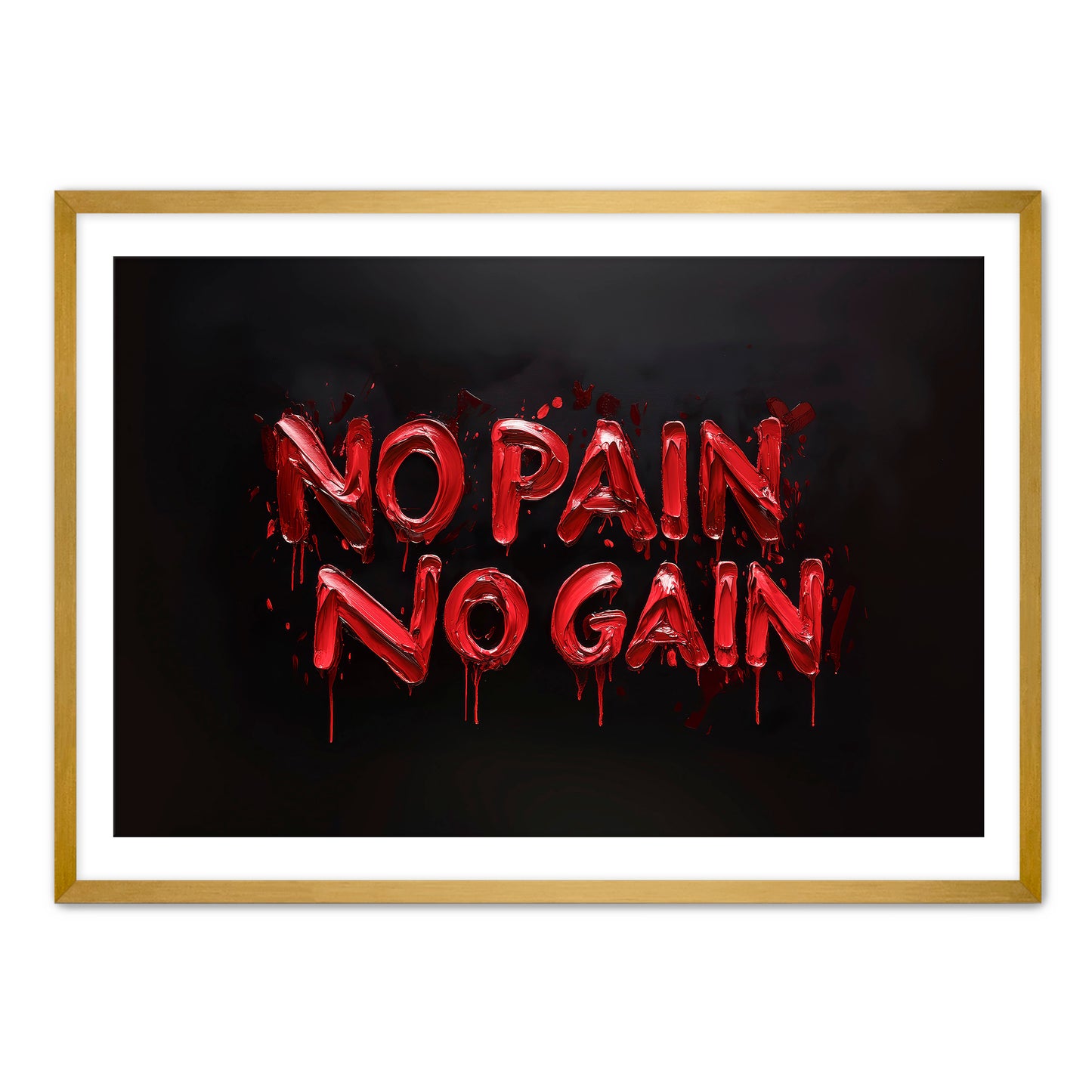 No Pain, No Gain Wall Art