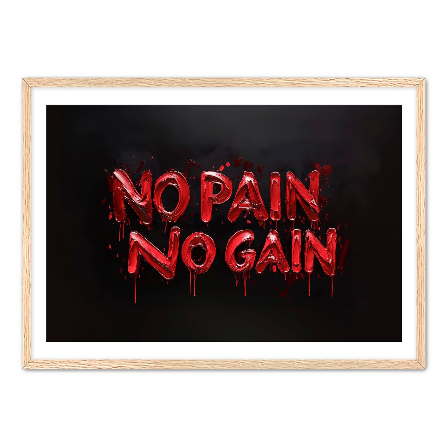No Pain, No Gain Wall Art
